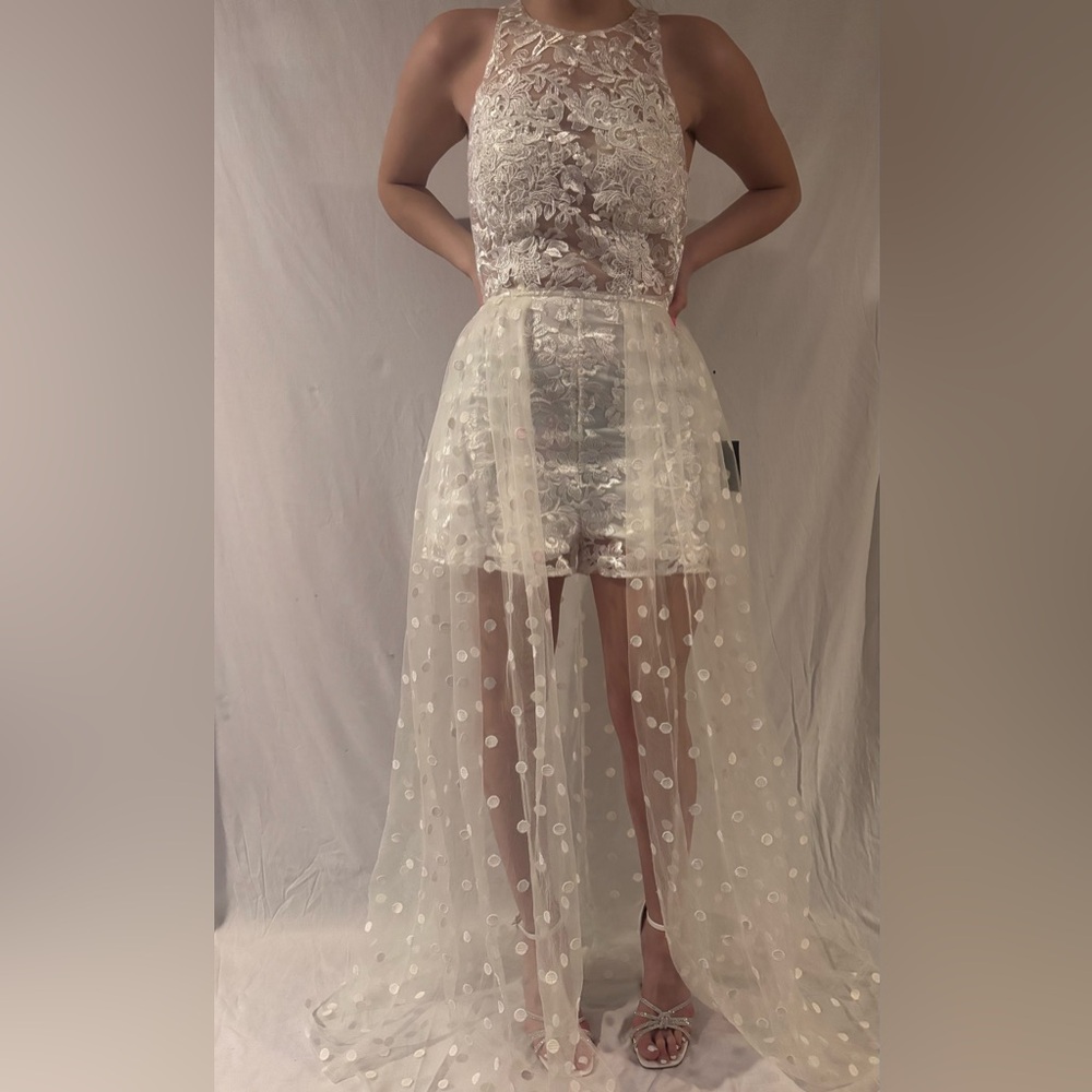Lulu's Lace Overlay Dress